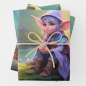 Elves Geschenkpapier Set (Beispiel)