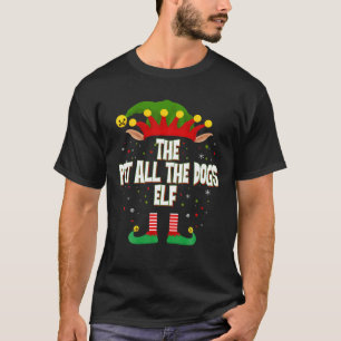 Elves Group The Pet All Hunde Elf Weihnachten T-Shirt