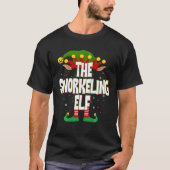 Elves Gruppe Schnorcheln Elf Weihnachten T-Shirt (Vorderseite)