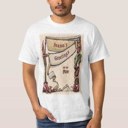 Elves - Grüße der Saison T-Shirt (Vorderseite)