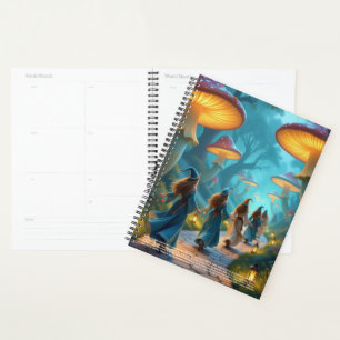 Elves Mushrooms-Kalender Planer