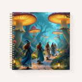 Elves Mushrooms Notizblock (Vorderseite)