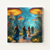 Elves Mushrooms Notizblock (Rückseite)