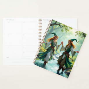 Elves Tancing Calendar Planer