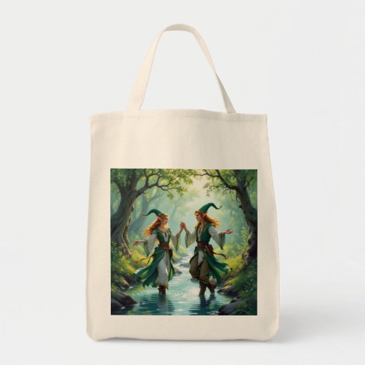 Elves Tancing Tragetasche (Vorne)