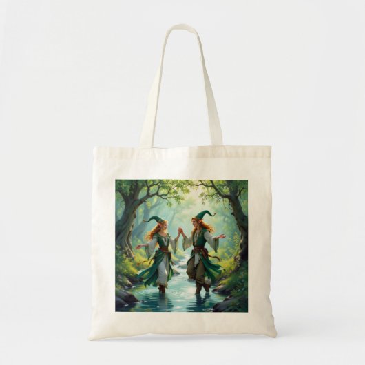 Elves Tancing Tragetasche (Vorne)