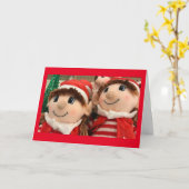 "ELVES" WERDEN GEFÜHRT, UM SPIELZEUGE ZU MACHEN UN KARTE (Gelbe Blume)