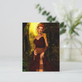 Elvin Verzauberung Postkarte (Stehend Vorderseite)