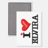 ELVIRA, ICH LIEBE MAGNET (Vorderseite/Rückseite)