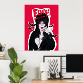 Elvira Ministerin der Dunkelheit Poster (Heimbüro)