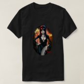 Elvira Quinn Ministerin von Mayhem! klassisch T-Shirt (Design vorne)