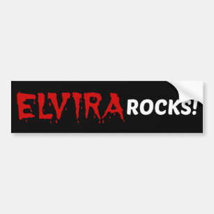 Elvira Rocks Autoaufkleber