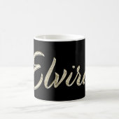 Elvira white gold Handwriting Tasse Kaffeetasse (Mittel)