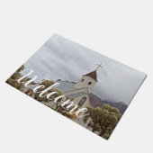 Elvis Church in the Superstils Fußmatte (Schrägansicht)