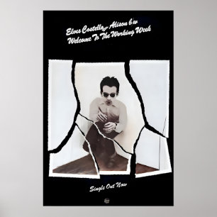 Elvis Costello 1977 Promo Poster Druck 1