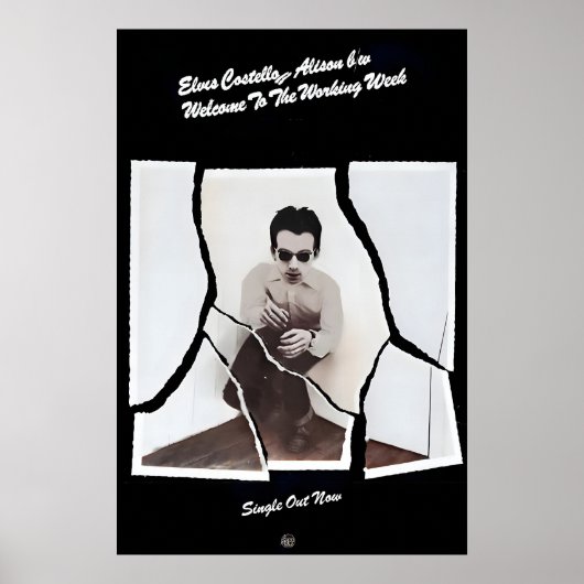 Elvis Costello 1977 Promo Poster Print 1 (Vorne)