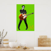 Elvis Costello 1977 Stiff Records Promo Poster (Küche)