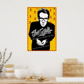 Elvis Costello and the Attractions 1977 Club Gig Poster (Küche)