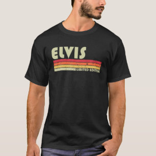 ELVIS Gift Name Personalisiert Funny Retro Vintag T-Shirt