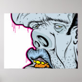 Elvis hat das Gebäude Links Poster (Vorne)