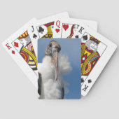 Elvis - hölzerner Storch - Spielkarten (Rückseite)