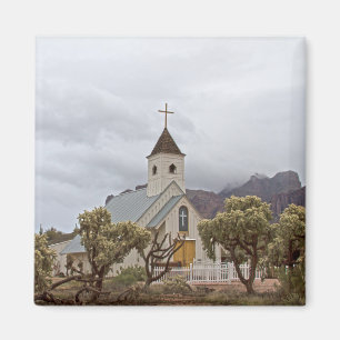 Elvis Kirche am Superstil Berge Magnet