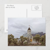 Elvis Kirche am Superstil Berge Postkarte (Vorne/Hinten)