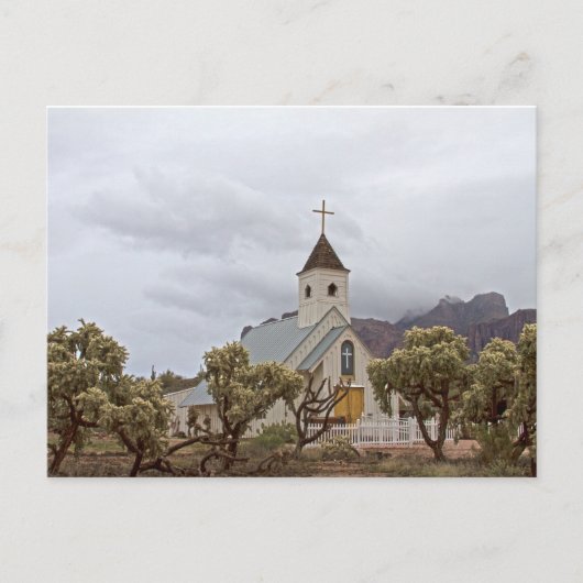 Elvis Kirche am Superstil Berge Postkarte (Vorderseite)