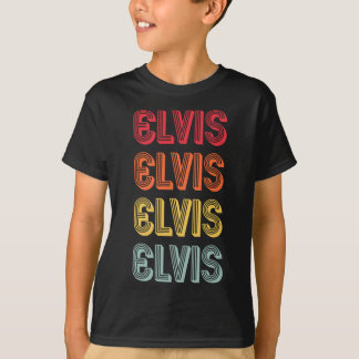 ELVIS Name Personalisiert Funny Retro Vintag Birth T-Shirt