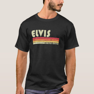 Elvis Name Personalisiert Funny Retro Vintag Birth T-Shirt