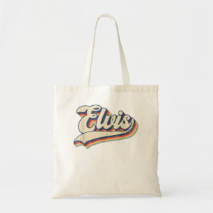 Elvis Name Personalisiertes Vintage Retro Geschenk Tragetasche