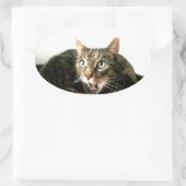 Elvis Ovaler Aufkleber (Tasche)
