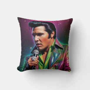 Elvis Presley Pop Art Streukissen im Retro-Stil Kissen