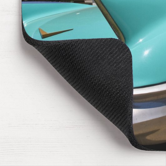 Elvis Presleys grüner Cadillac-Konvertible in Mousepad (Ecke)