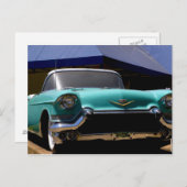 Elvis Presleys grüner Cadillac-Konvertible in Postkarte (Vorne/Hinten)