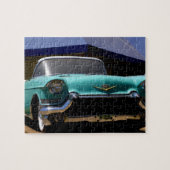 Elvis Presleys grüner Cadillac-Konvertible in Puzzle (Horizontal)