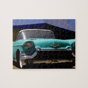 Elvis Presleys grüner Cadillac-Konvertible in Puzzle