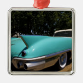 Elvis Presleys grüner Cadillac-Konvertible in Silbernes Ornament (Vorne)