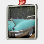 Elvis Presleys grüner Cadillac-Konvertible in Silbernes Ornament (Links)