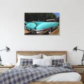 Elvis Presleys grünes Cadillac-Cabrio in Leinwanddruck (Insitu (Schlafzimmer))