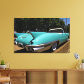 Elvis Presleys grünes Cadillac-Cabrio in Leinwanddruck (Insitu (Wohnzimmer))