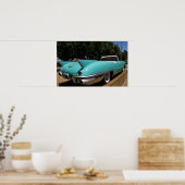 Elvis Presleys grünes Cadillac-Cabrio in Poster (Küche)