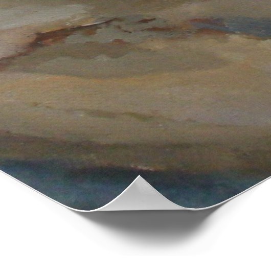 Elvis Puggy Portrait Poster von Nancy Medina (Ecke)