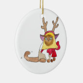 Elvis Reindeer-Ornament Keramik Ornament (Rechts)