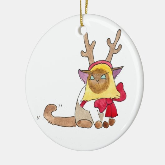 Elvis Reindeer-Ornament Keramik Ornament (Links)