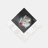 Elvis und die Mulberry Serviette (Ecke)