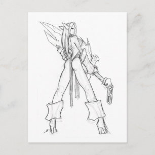 Elvish Blade Postkarte