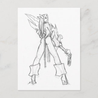 Elvish Blade Postkarte