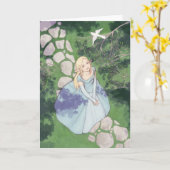 Elvish Greeting Karte (Gelbe Blume)