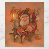 Elvish Wine Weinetikett (Einzelnes Label)